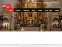 Tablet Screenshot of museosanfrancisco.es